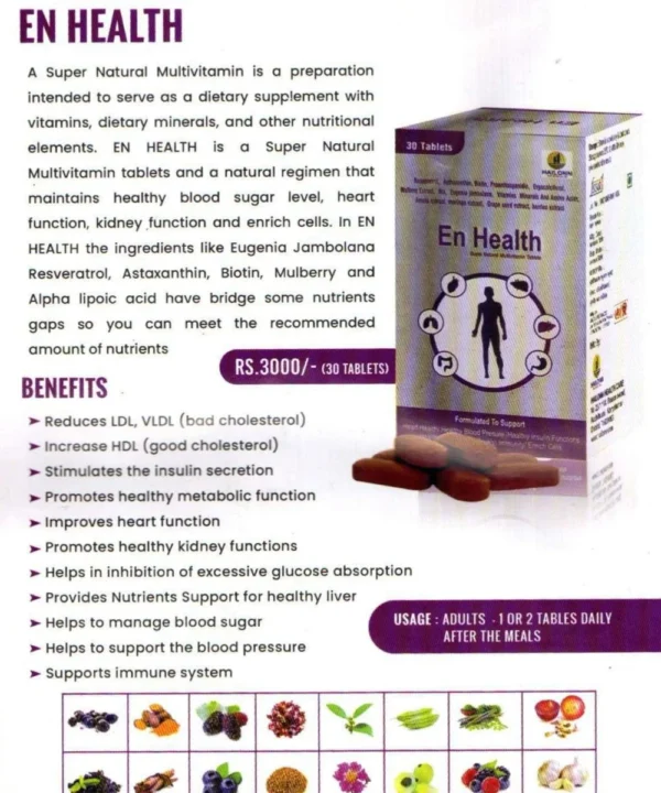 HailONN EN Health - Multivitamin Tablets (30 Tablets)