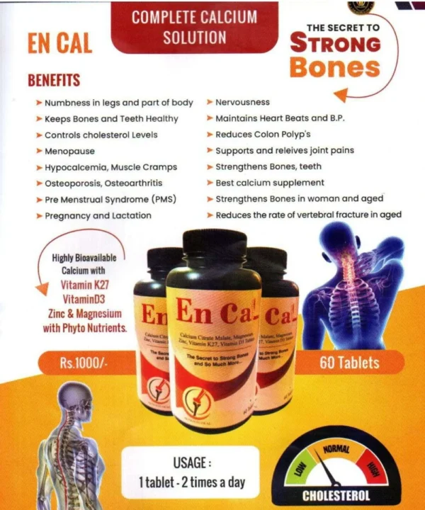 HailONN EN Cal - Healthy Tablets for Bones (60 Tablets)